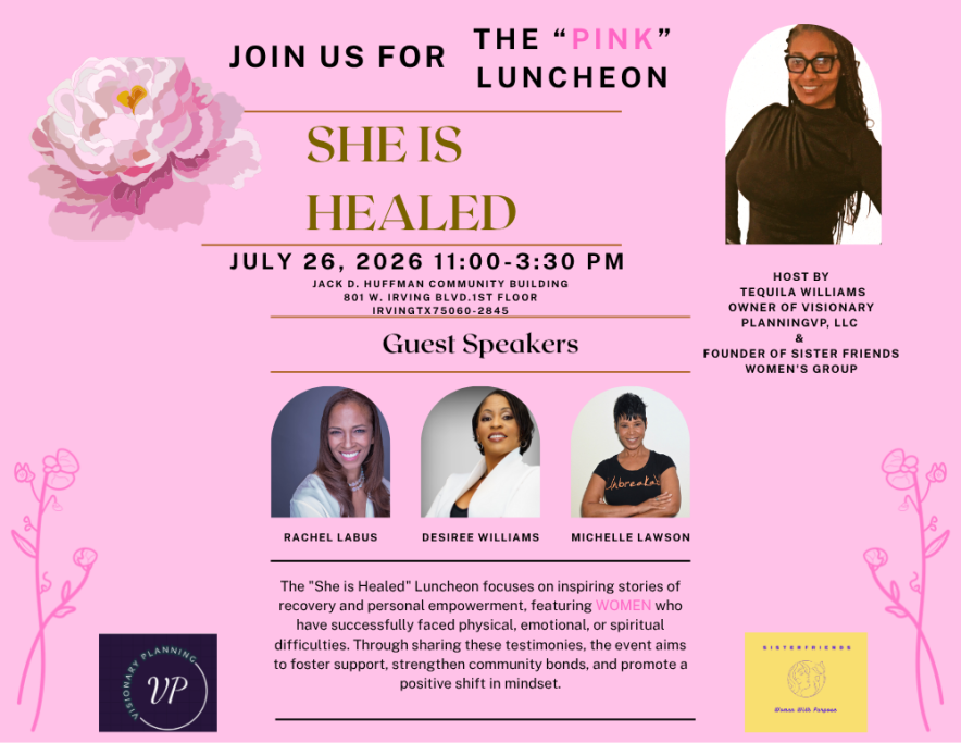 She is Healed: The "PINK" Luncheon