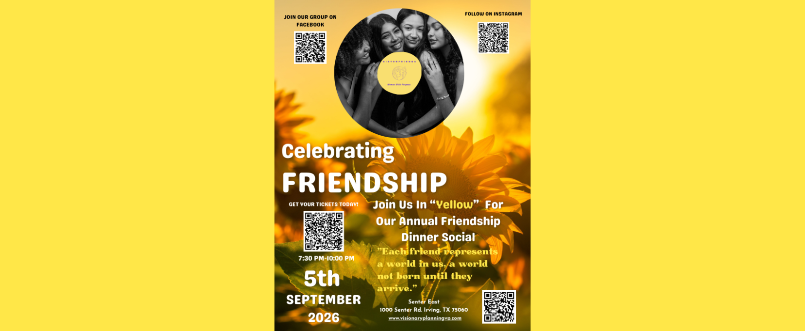 SisterFriends: Friendship Dinner Social